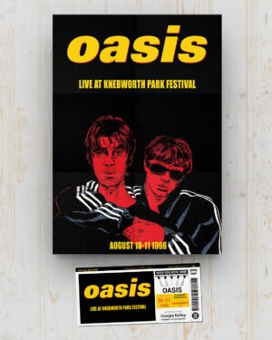 Oasis live at Knebworth 1996