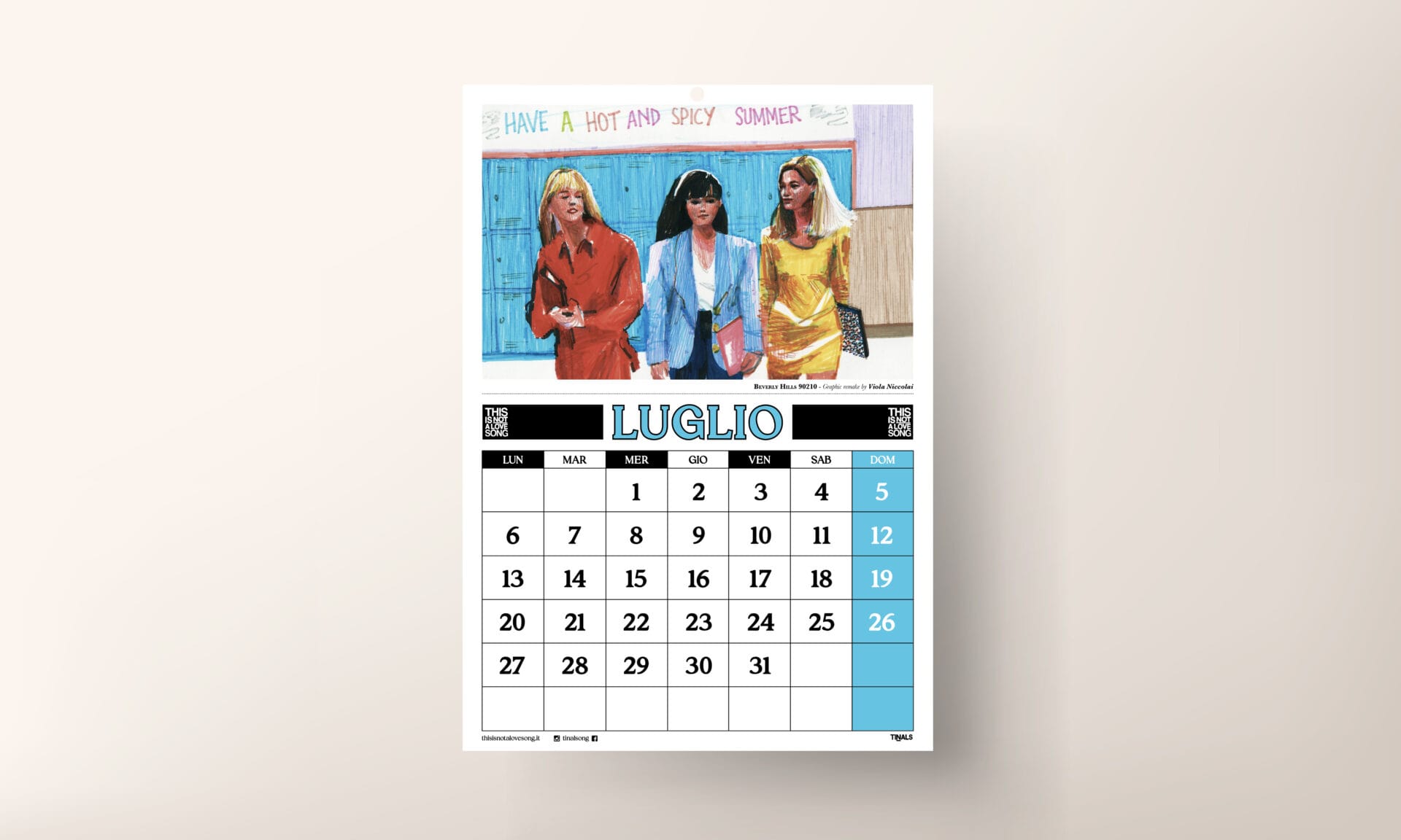 Calendario 2026 - Non è nostalgia, è vendetta! - TV, se la conosci non ti uccide - immagine 3